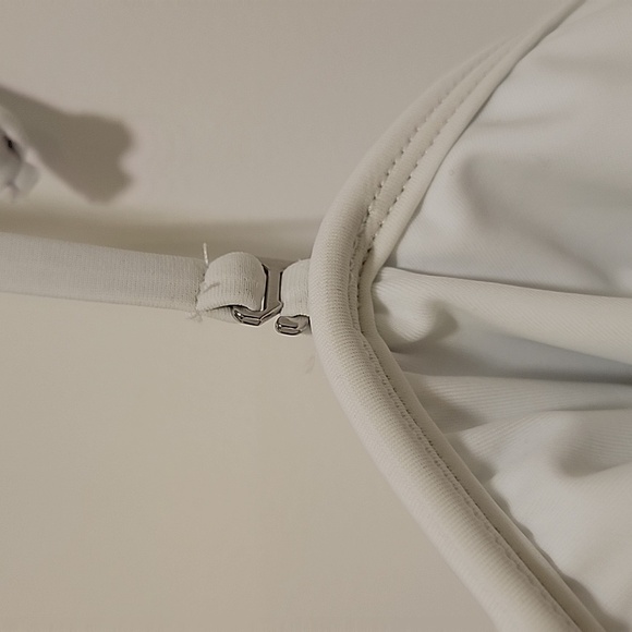 Cocoship Elegant White Ruffled Swim Top Size 3XL NWT - Picture 7 of 9